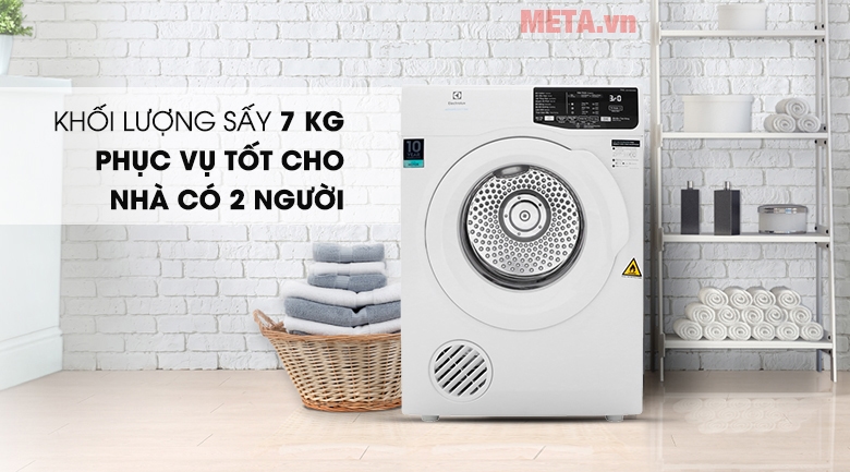 Giới thiệu máy sấy quần áo Electrolux EDV705HQWA