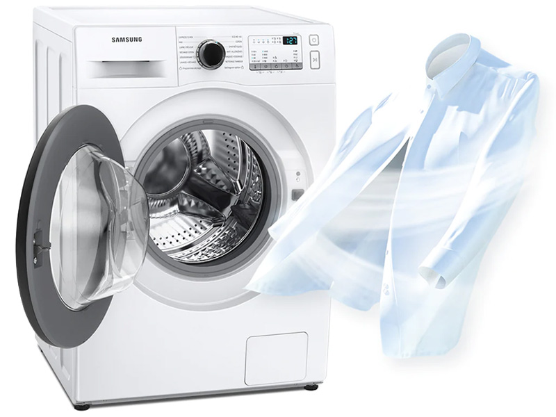 Máy giặt Samsung và Panasonic đều sở hữu thiết kế kiểu dáng và màu sắc sang trọng