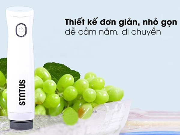 Máy hút chân không cầm tay mini có thiết kế nhỏ gọn