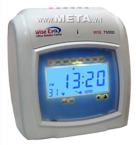 máy chấm công thẻ giấy Wise Eye WSE-7500D