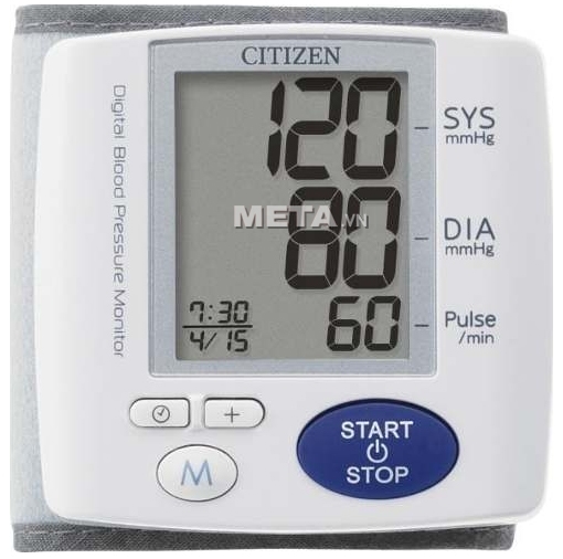 Máy đo huyết áp điện tử cổ tay CH-617 dễ dàng sử dụng, có thể tự đo mà không cần bác sỹ.