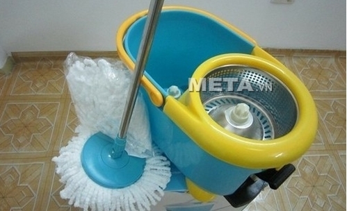 Cách sử dụng chổi lau nhà 360 độ
