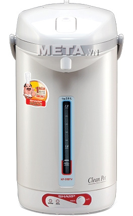 Bình thủy điện Sharp KP-31BTV 2,8 lít có dung tích lớn và thiết kế màu sắc trang nhã