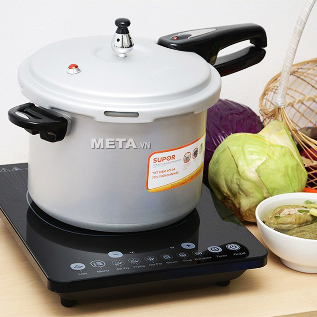 Nồi áp suất oxy hóa mềm bếp điện từ Supor YL223F10 - 6 lít đun nấu trên mọi loại bếp