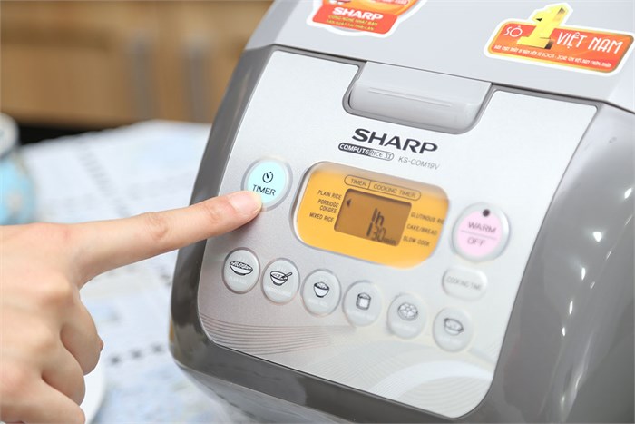 Cách sử dụng nồi cơm điện tử Sharp KS-COM18V