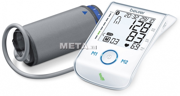Máy đo huyết áp bắp tay BM85 có chức năng phát hiện chứng loạn nhịp tim, phân loại huyết áp