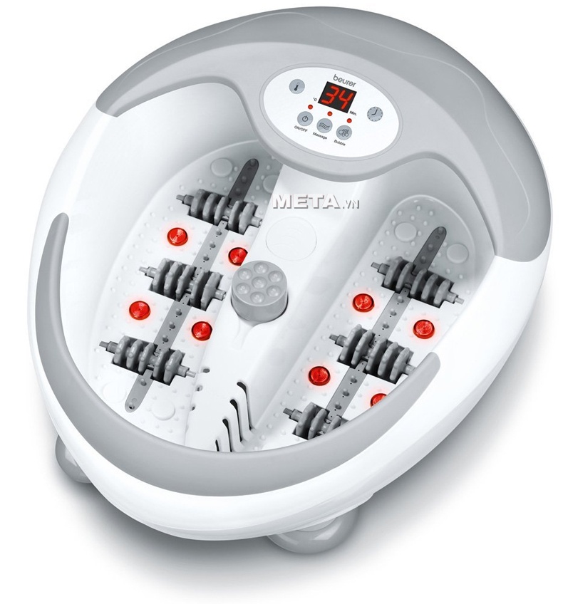Bồn massage chân Beurer FB-50 có chân đế chắc chắn giúp cố định trên sàn nhà chắc chắn.