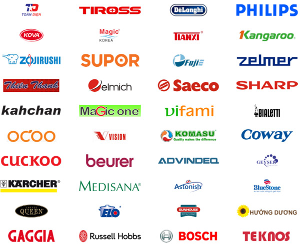 Các thương hiệu gia dụng uy tín trên thị trường như: Tiross, Philips, Delonghi, Kova, CucKoo, Sharp, Vifami, Elo, Elmich, Kangaroo, Sunhouse,... đều được bán tại META.vn