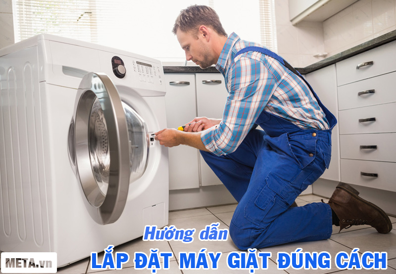 Hướng dẫn lắp đặt máy giặt Electrolux đúng cách