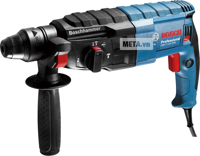 Máy khoan búa Bosch GBH 2-24 DRE (790W) được thiết kế với kiểu dáng hiện đại.