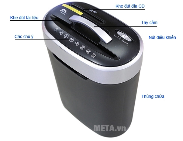 Máy hủy tài liệu Silicon PS-508M