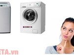 So sánh nên mua máy giặt cửa trên hay cửa trước tốt hơn