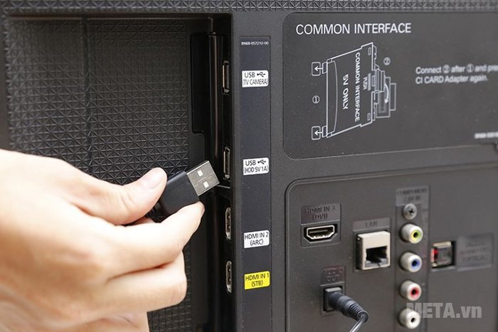 Cổng USB cho phép người dùng cung cấp điện năng