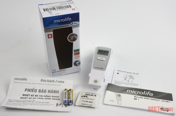Nhiệt kế đo trán hồng ngoại Microlife FR1MF1
