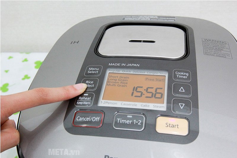 Các nút chức năng và ký hiệu trên nồi cơm điện cao tần Panasonic Các nút chức năng và ký hiệu trên nồi cơm điện cao tần Panasonic