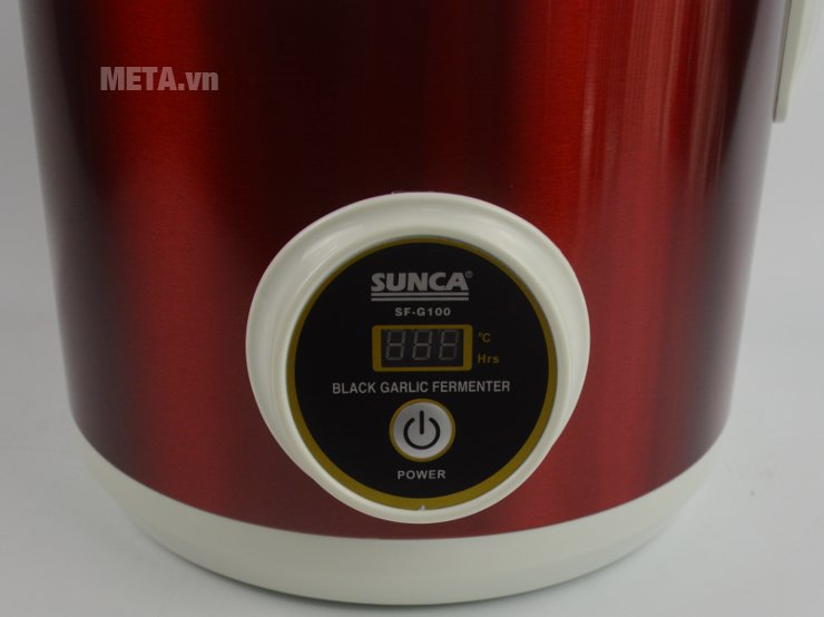 Máy làm tỏi đen Sunca SF-G100 với nút điều khiển tiện lợi