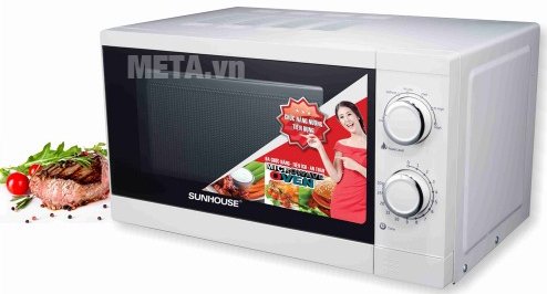 Lò vi sóng Sunhouse SHD4820 có chức năng nướng, hâm nóng, rã đông