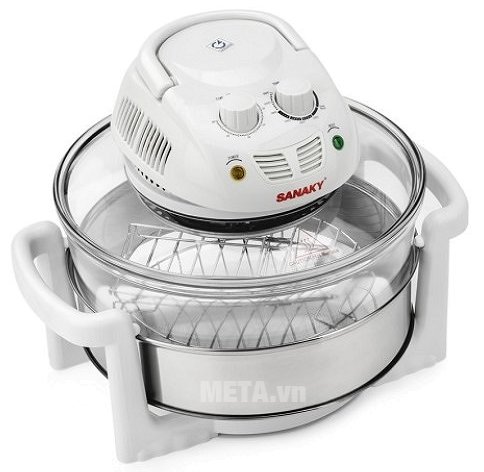 Lò nướng thủy tinh Sanaky VH 158T/D có thiết kế tiện lợi