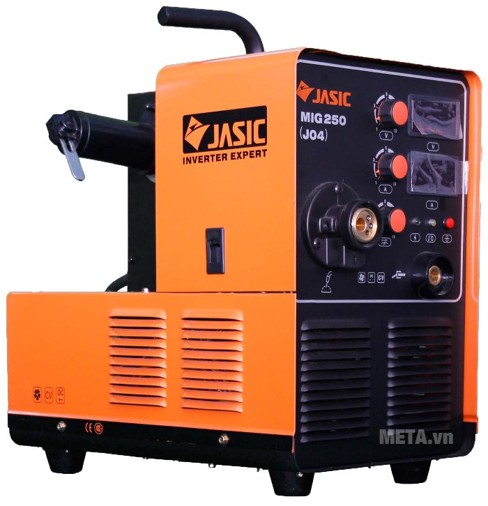 Máy hàn bán tự động Jasic MIG 250 (J04) mang lại đường hàn đẹp và ít bắn tóe.