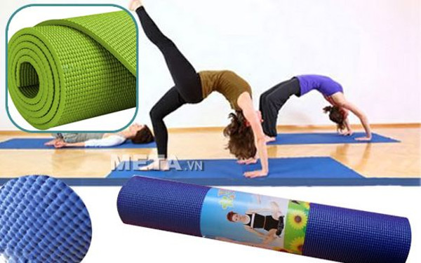 Thảm Yoga hỗ trợ tập luyện hiệu quả và đảm bảo an toàn cho người dùng