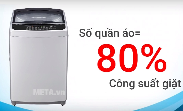 Nên chọn máy giặt dư ra 1,2 kg để sử dụng