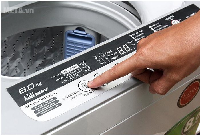 Chế độ giặt tiết kiệm trên máy giặt Panasonic