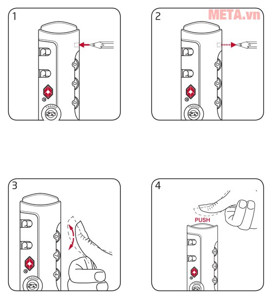 Sử dụng khóa số loại 1 