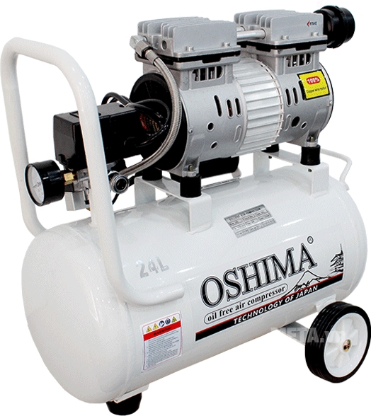 Máy nén khí không dầu Oshima 24L