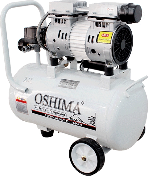 Máy nén khí không dầu Oshima 24L
