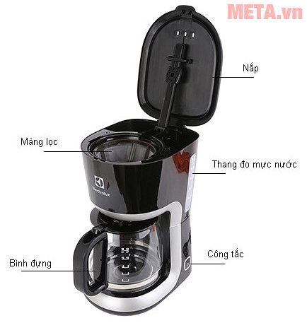 Cấu tạo của máy pha cà phê Electrolux ECM3505