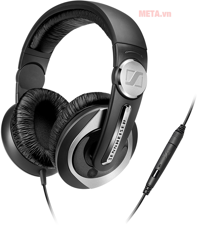 Tai nghe Sennheiser HD 335s có tích hợp microphone trên tay nghe giúp vừa nghe nhạc vừa có thể đàm thoại 