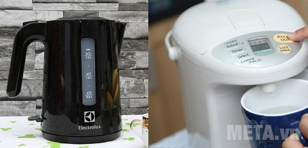 Ấm siêu tốc và bình thủy điện nên chọn loại nào? 