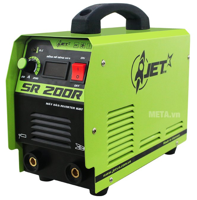 Máy hàn điện tử Hồng Ký SR-200R sử dụng que hàn có đường kính từ 1.6 - 3.2 ly