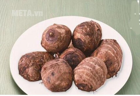 Khoai sọ giúp làm sạch cặn 