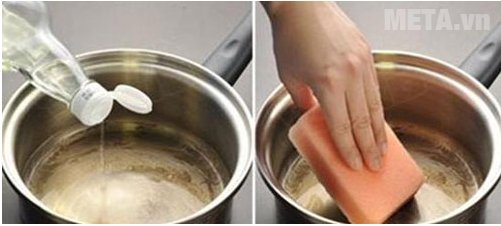 Sử dụng giấm làm sạch 