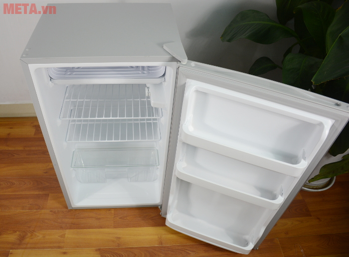 Tủ lạnh mini 98 lít Midea HS-122SN có kiểu dáng nhỏ gọn, hiện đại