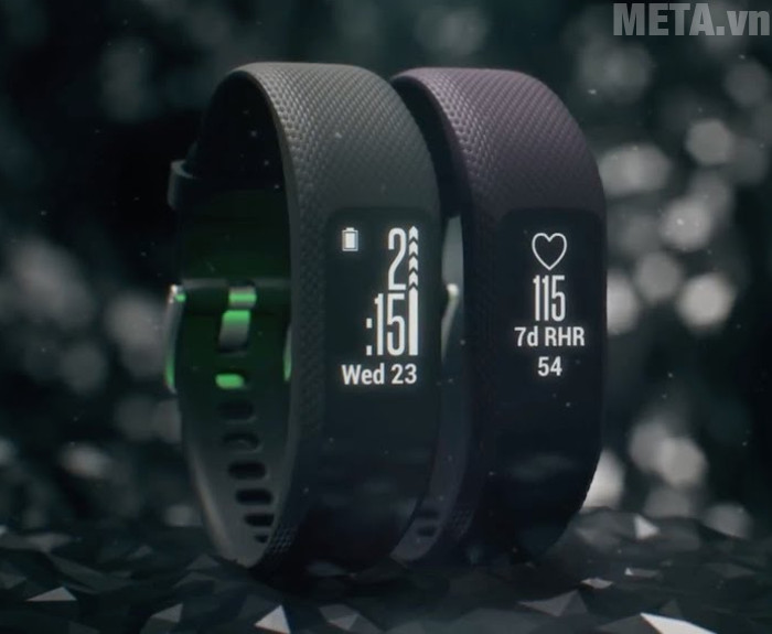 Vivosmart 3 giúp bạn đo nhịp tim 24/7 chính xác