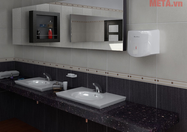 Máy sấy tay siêu tốc SmartHome SH-H2 an toàn cho da tay người dùng