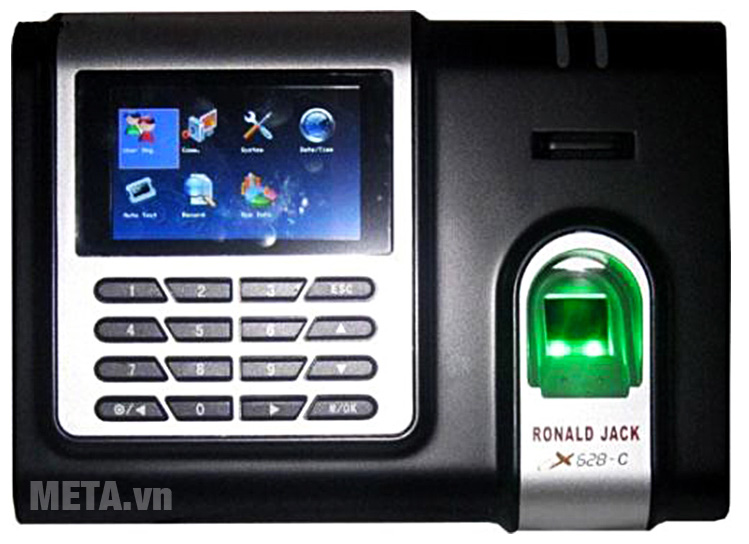 Nhấn giữ phím M/OK để đi vào giao diện chính của Ronald Jack X628-C