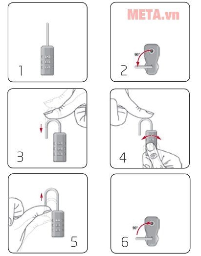 Sử dụng khóa số loại 3