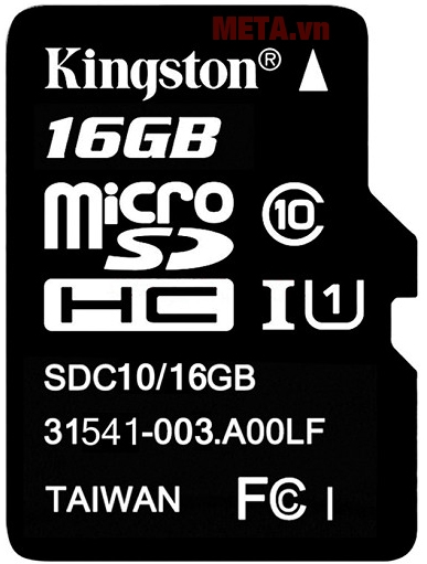 Thẻ nhớ 16Gb micro SDHC Kingston Class 10 UHS-I
