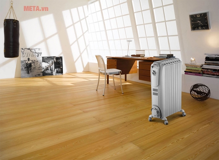 Máy sưởi dầu có thiết kế nhỏ gọn