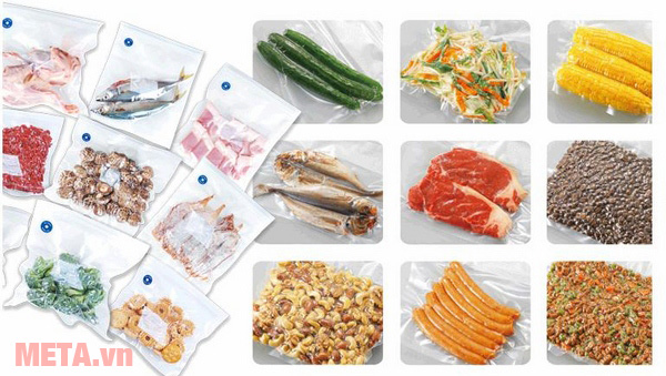  Máy hút chân không giúp bảo quản được rất nhiều loại thực phẩm