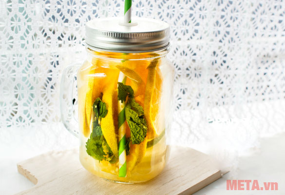 Nước detox chanh - quýt - gừng 