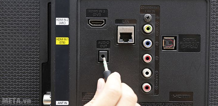 Kết nối jack 3.5mm với tivi