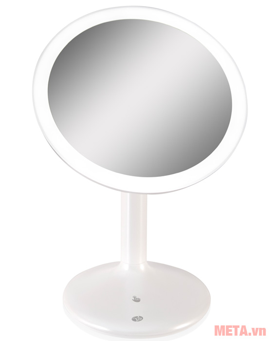 Top 5 gương trang điểm có đèn LED để bàn, gắn tường đẹp Gương trang điểm tròn đèn Led Rio MMTS