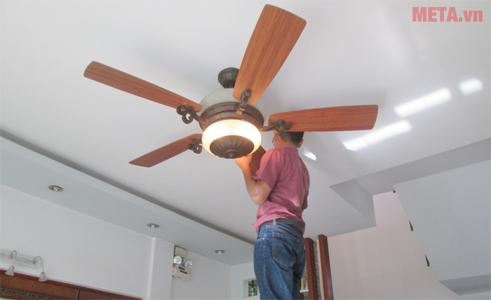 Xác định vị trí lắp đặt quạt trần