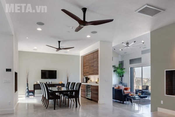 Sử dụng quạt trần để giảm tải cho máy lạnh, tránh lỗi E7