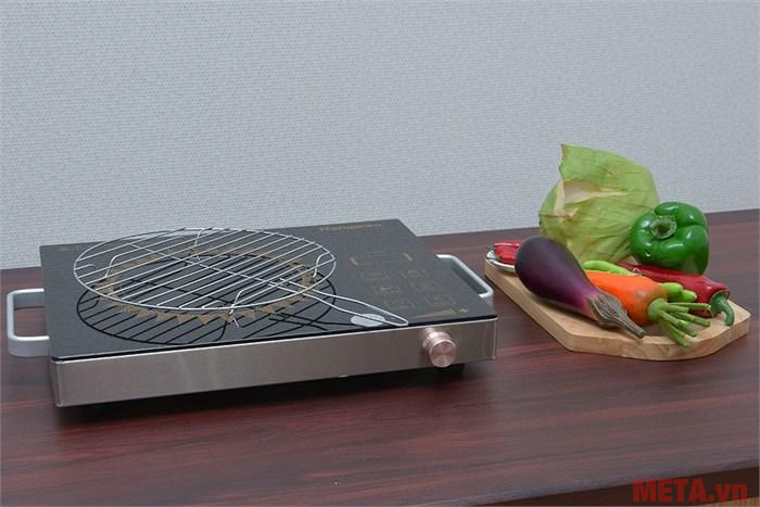 Hình ảnh bảng điều khiển cảm ứng kết hợp núm vặn