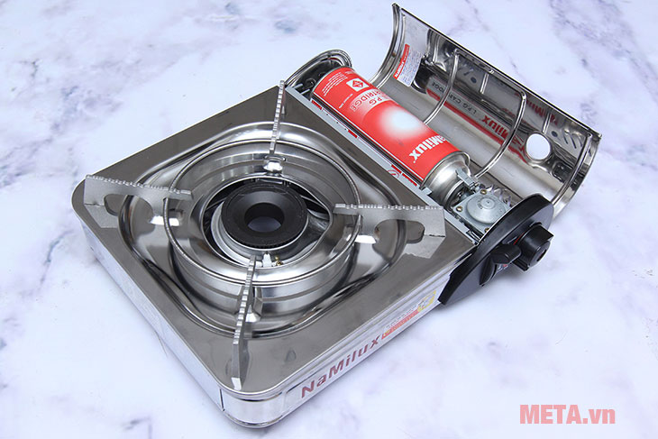 Bếp gas có mặt làm bàng inox
